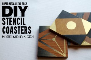 Easy DIY Coasters - HomeDaddys.com
